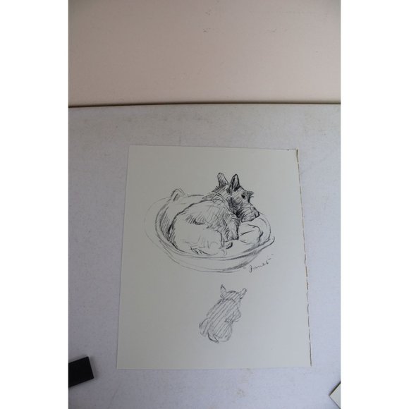 Lucy Dawson Dog Print Scottish Terrier Scotty Scottie 90680 - Picture 5 of 5